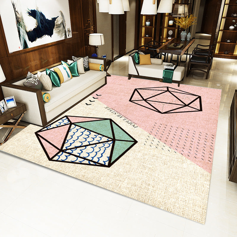 Modern minimalist living room carpet