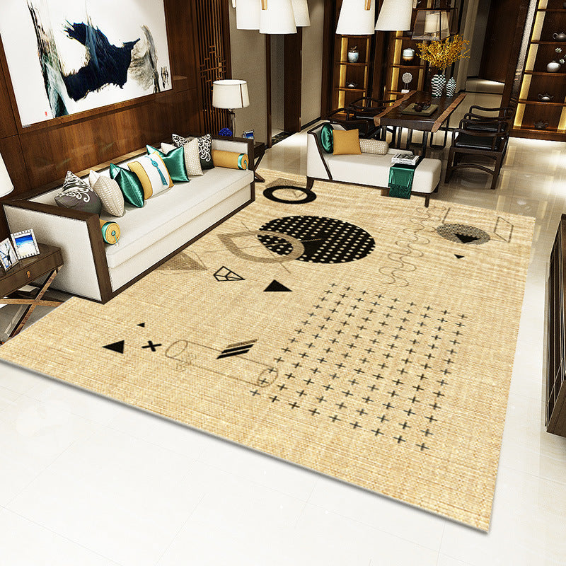 Modern minimalist living room carpet