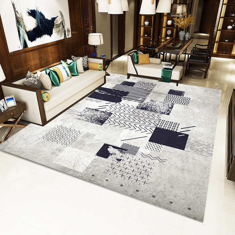 Modern minimalist living room carpet