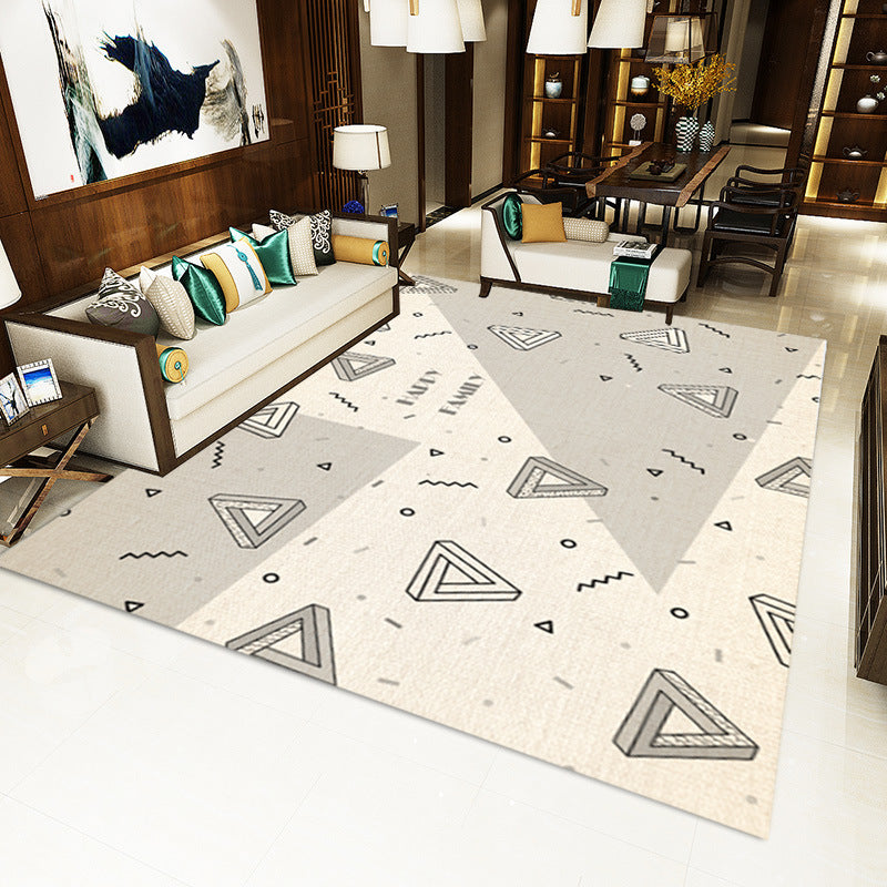Modern minimalist living room carpet