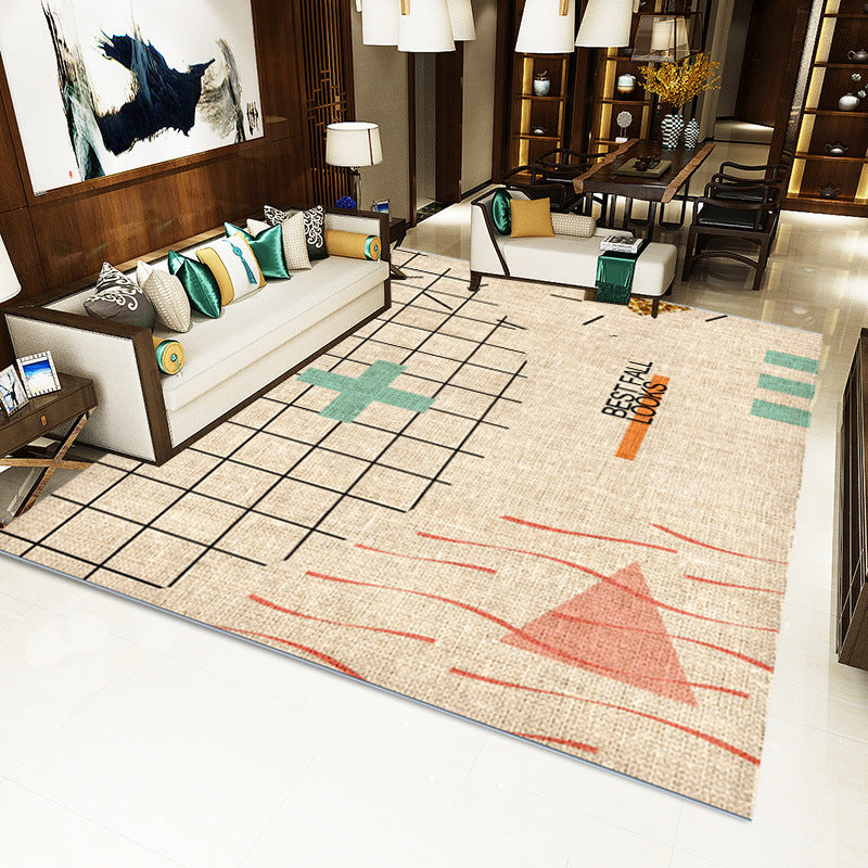 Modern minimalist living room carpet