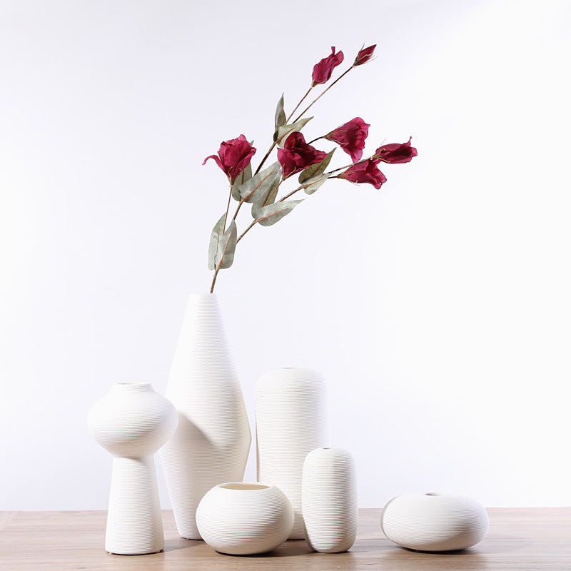 Modern minimalist style vase three-piece