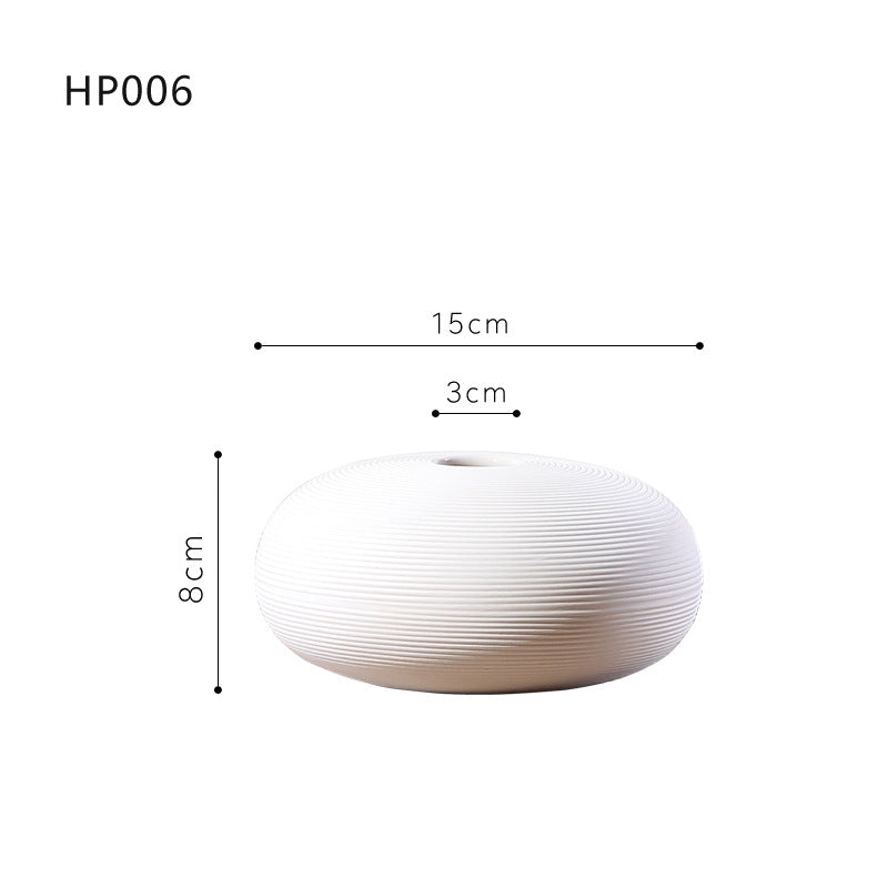 Modern minimalist style vase three-piece