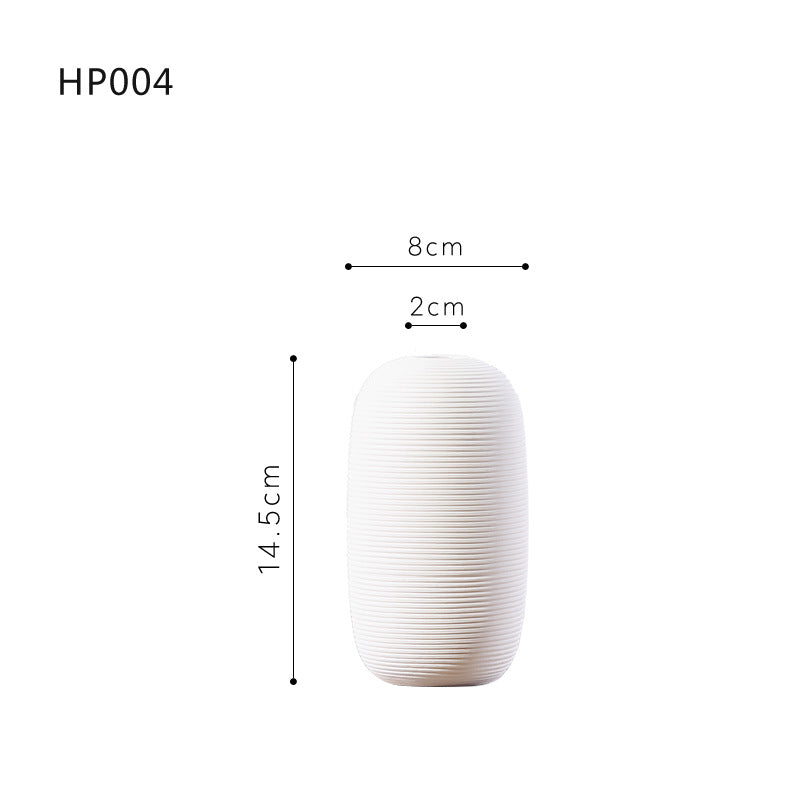 Modern minimalist style vase three-piece