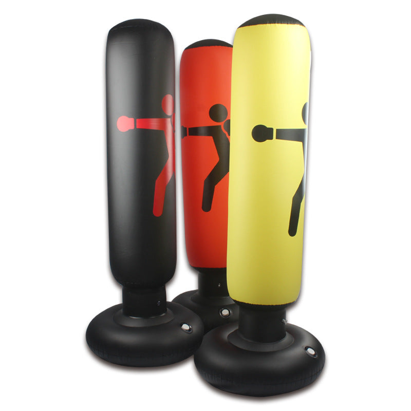 Vertical home inflatable fitness boxing column tumbler