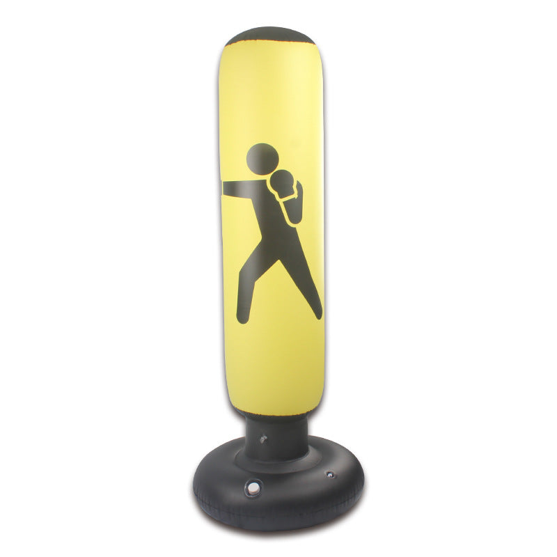 Vertical home inflatable fitness boxing column tumbler