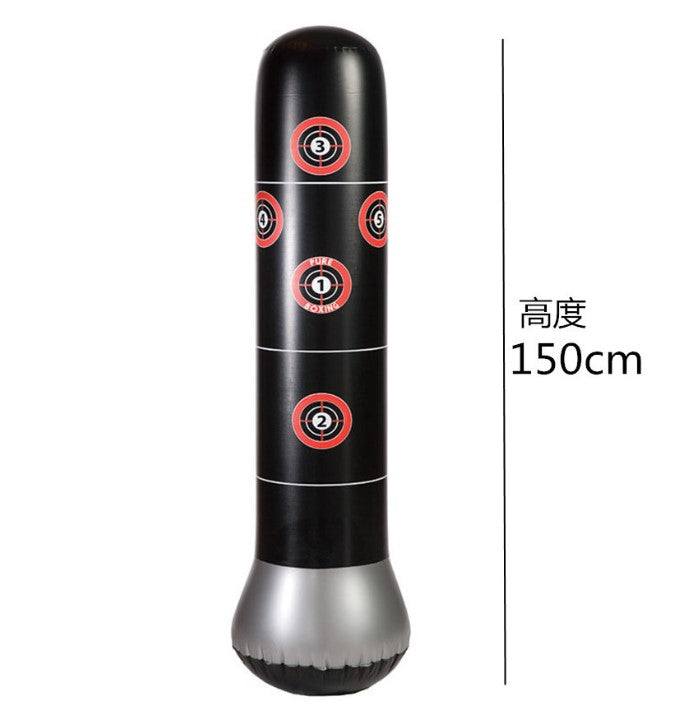Vertical home inflatable fitness boxing column tumbler