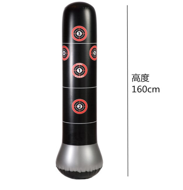 Vertical home inflatable fitness boxing column tumbler