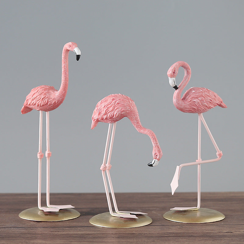 Nordic Style Flamingo Figurine