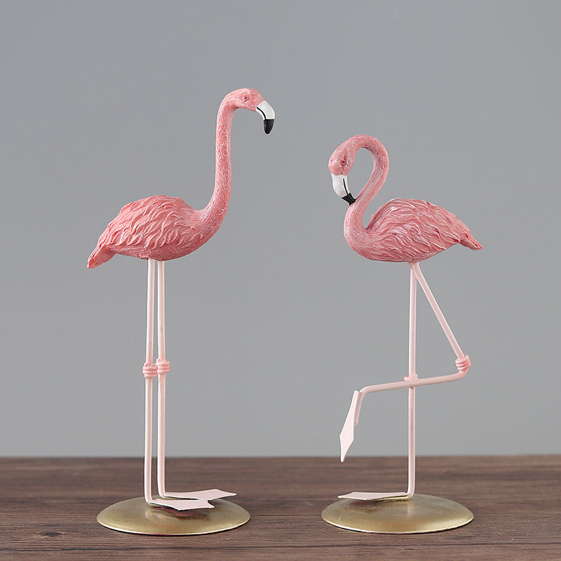 Nordic Style Flamingo Figurine