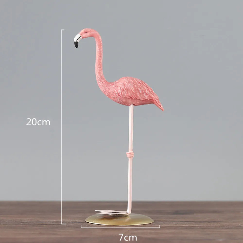 Nordic Style Flamingo Figurine