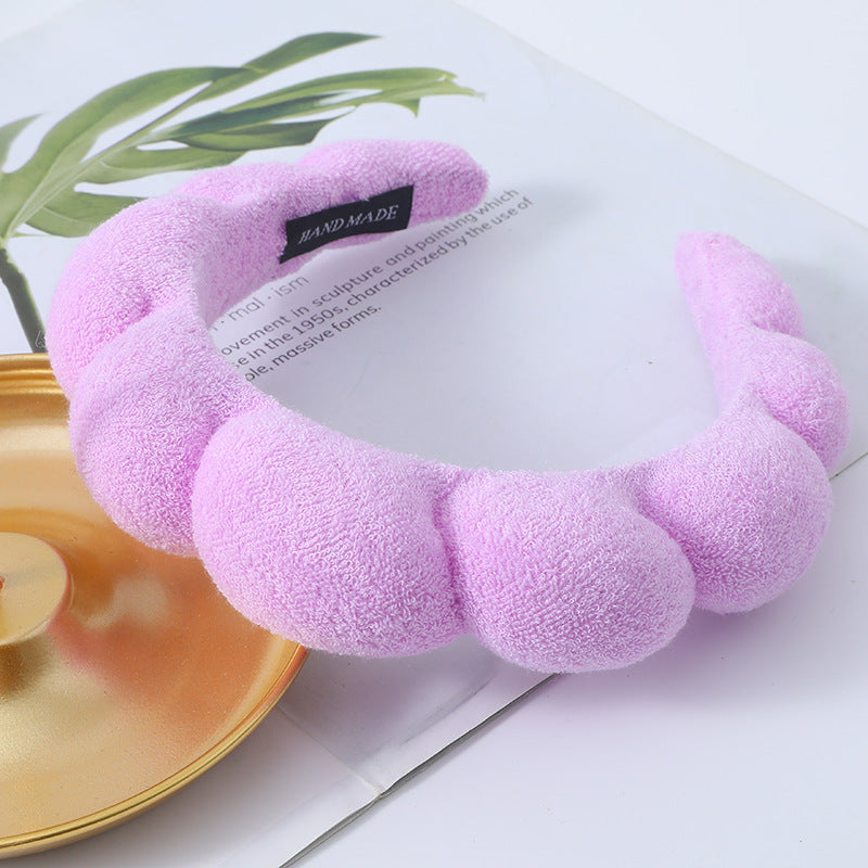 Sponge headband and Wristband multi-purpose