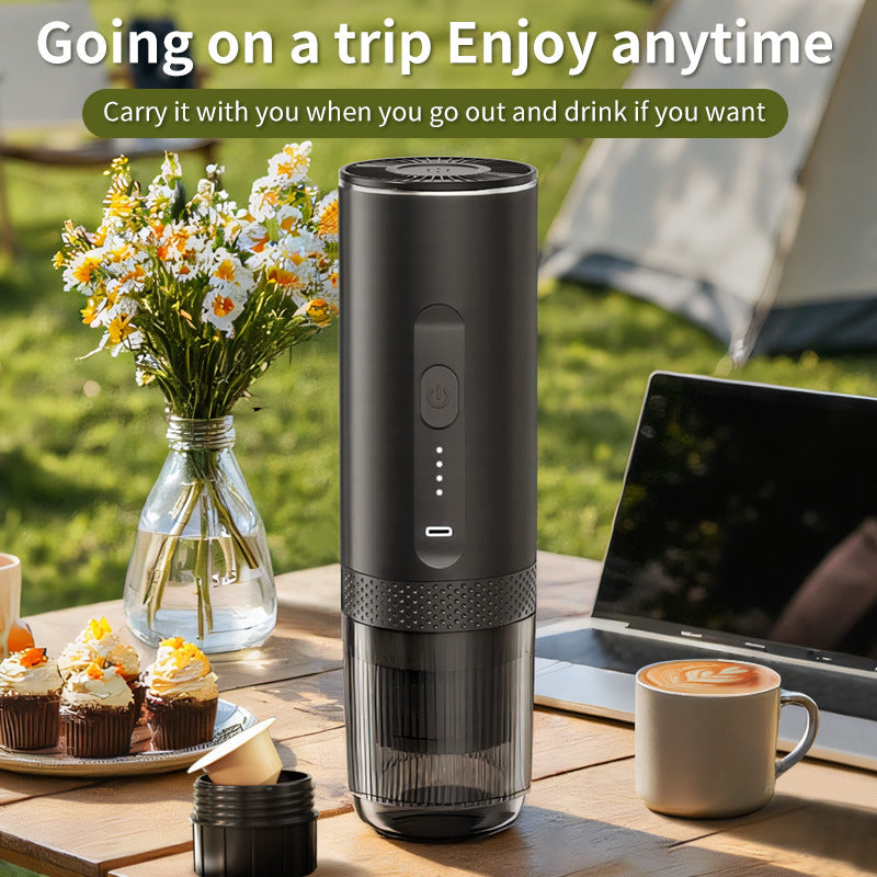 Portable handheld espresso coffee pot