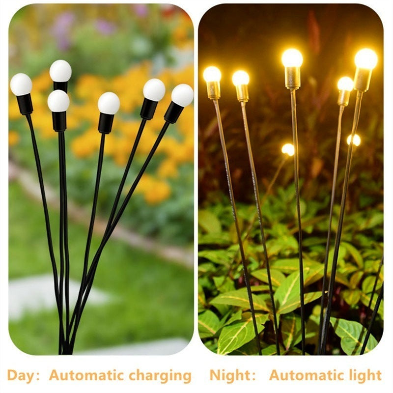 Firefly solar lawn light