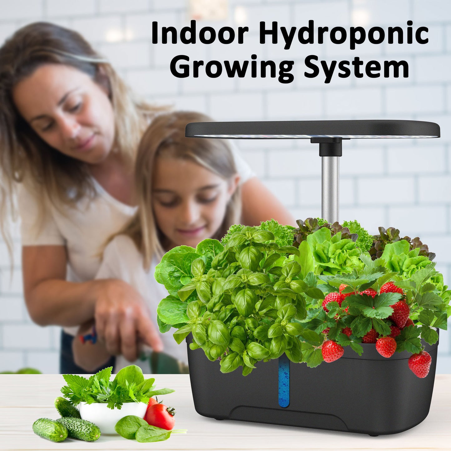 Indoor home vegetable hydroponic planter