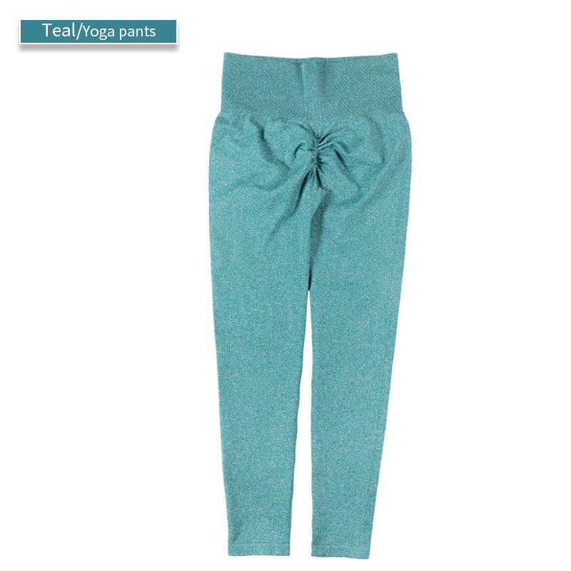 Camouflage yoga nine-point pants