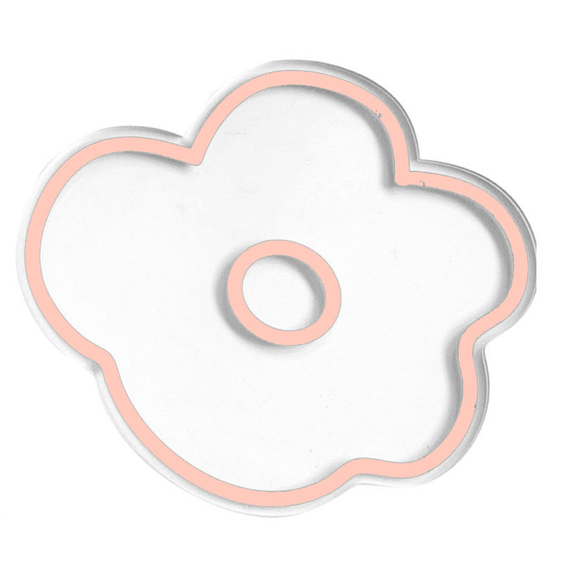 Flower acrylic coaster
