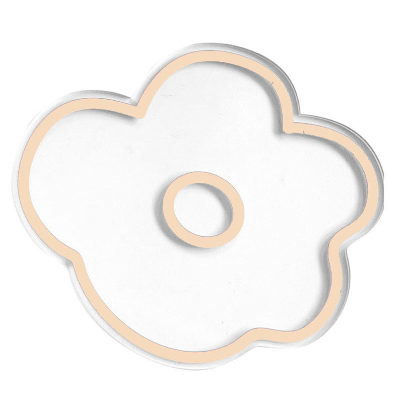 Flower acrylic coaster