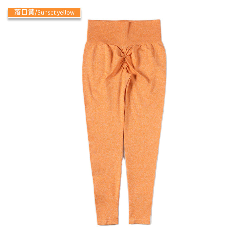 Camouflage yoga nine-point pants