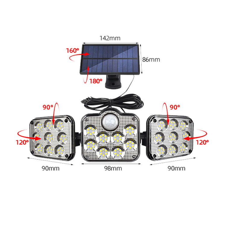 Outdoor waterproof solar light