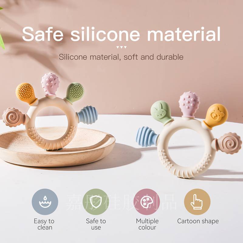 Silicone teether for babies