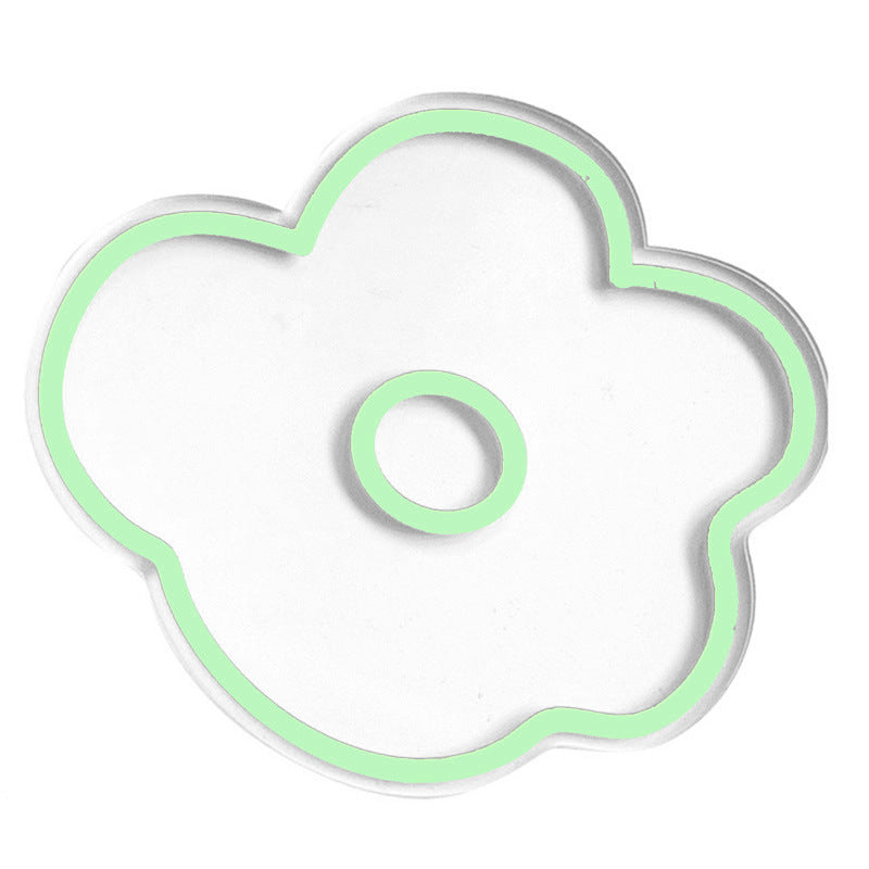 Flower acrylic coaster
