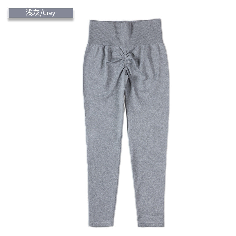 Camouflage yoga nine-point pants