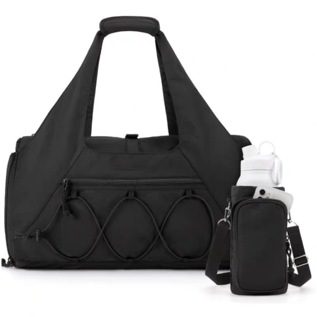 Fitness Bag with large capacity shoes compartment