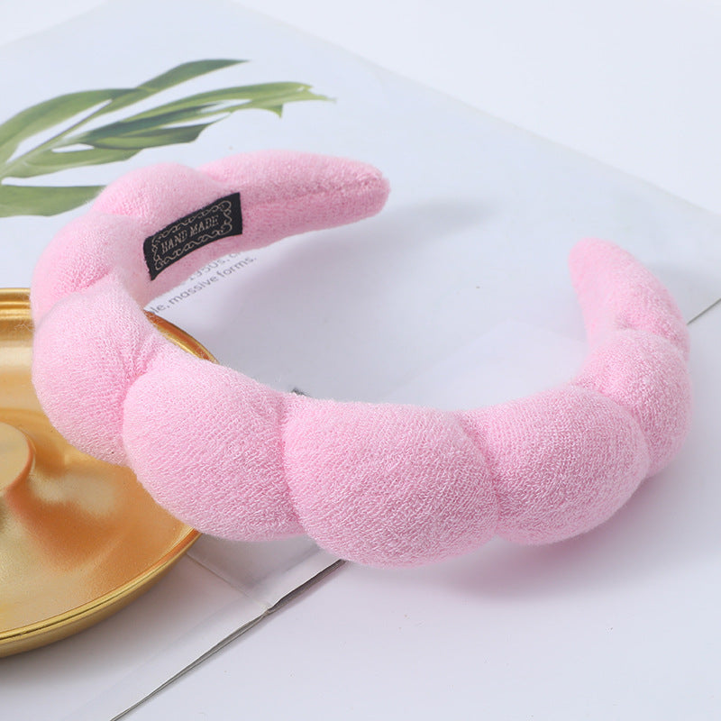 Sponge headband and Wristband multi-purpose