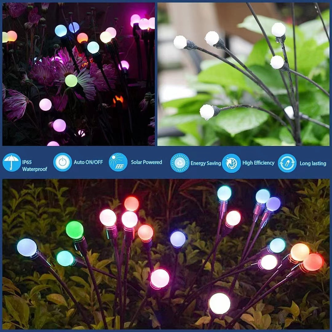 Firefly solar lawn light