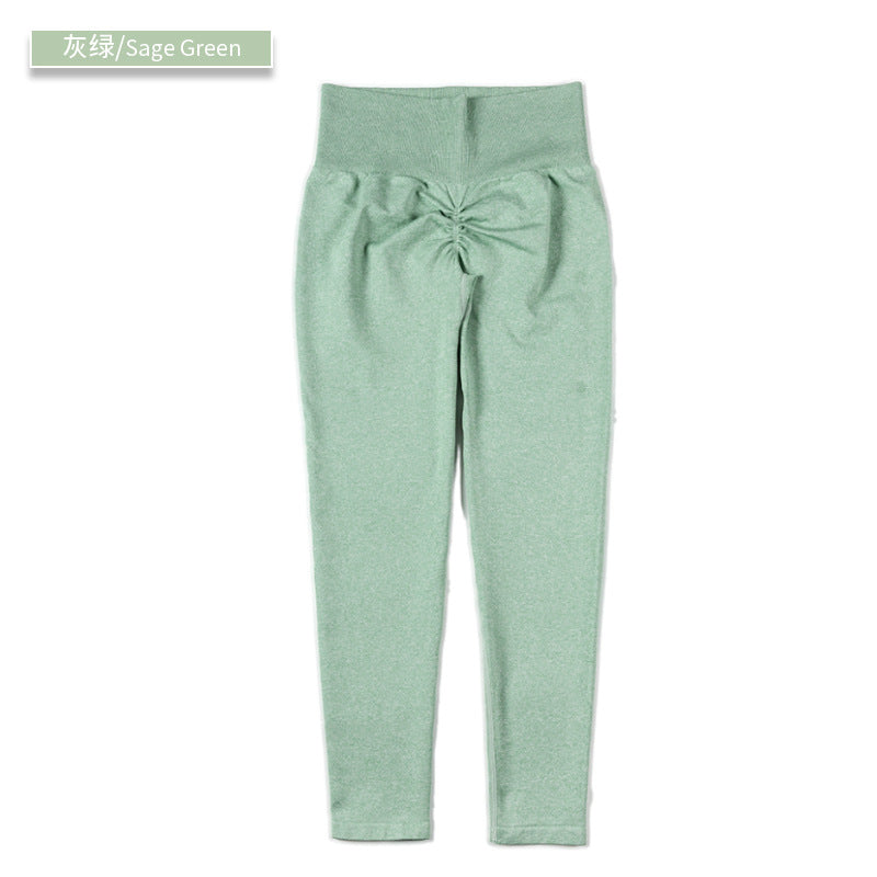 Camouflage yoga nine-point pants