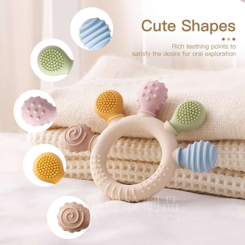 Silicone teether for babies