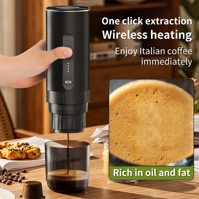 Portable handheld espresso coffee pot