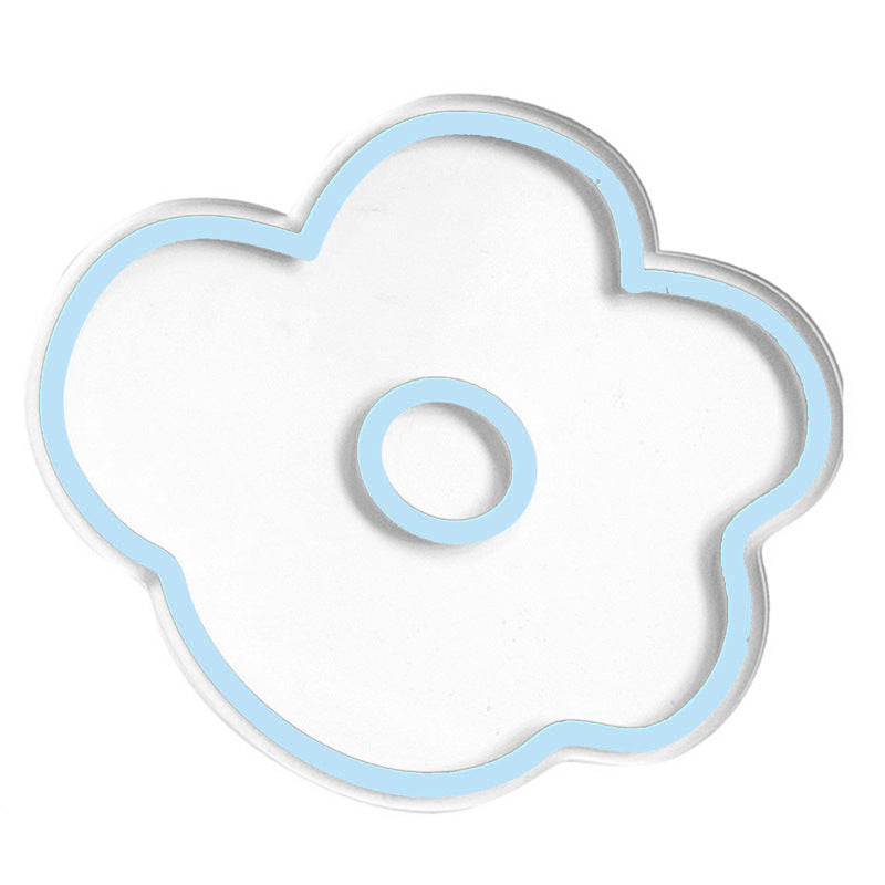 Flower acrylic coaster
