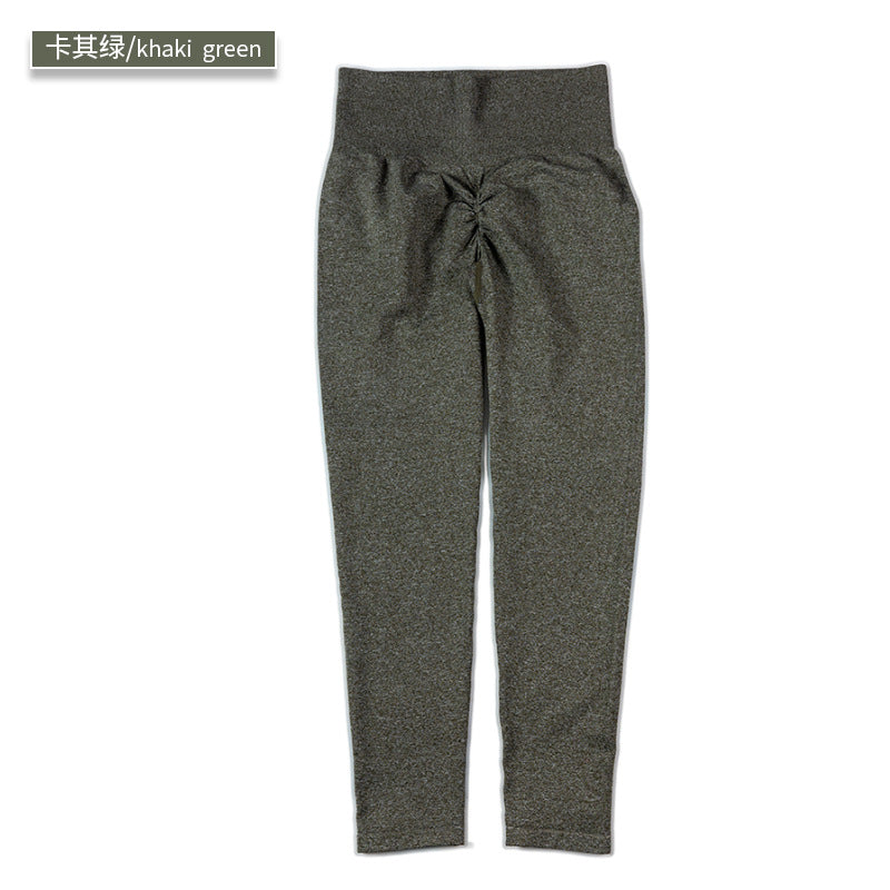 Camouflage yoga nine-point pants
