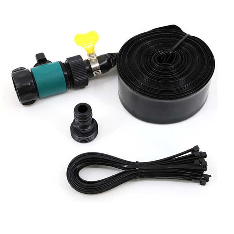 Trampoline sprinkler - garden cooling tool