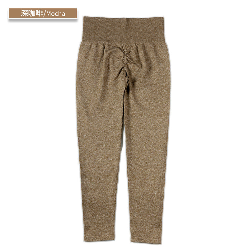 Camouflage yoga nine-point pants