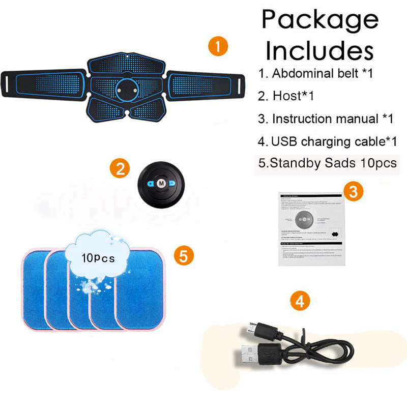 Intelligent abdominal muscle trainer