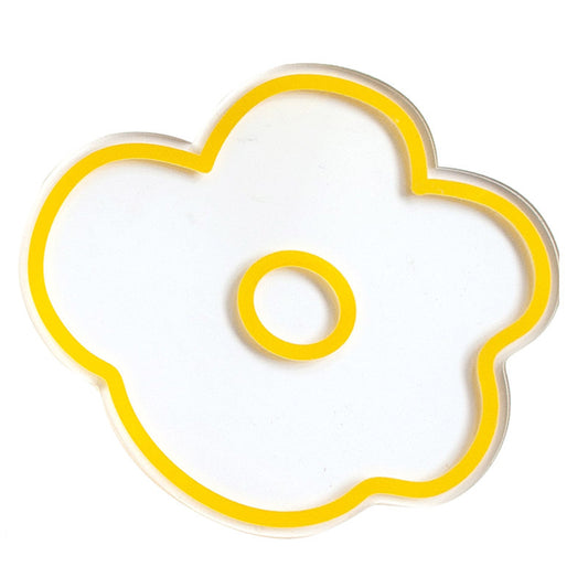 Flower acrylic coaster