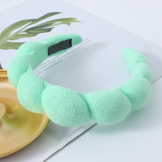 Sponge headband and Wristband multi-purpose