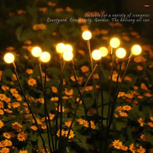 Firefly solar lawn light