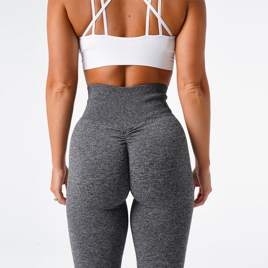 Camouflage yoga nine-point pants